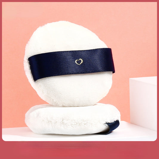 New Large Flocked Loose Powder Puff