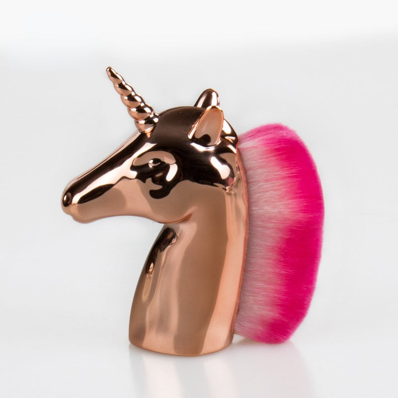 Rose Gold Unicorn Makeup Brush