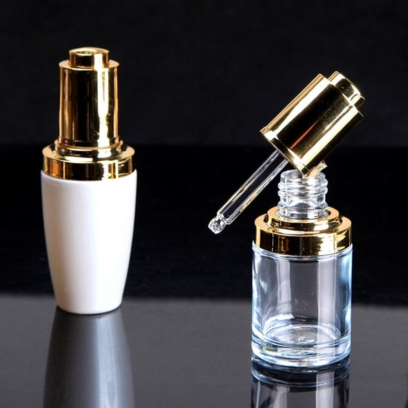 Amber Glass Dropper Oil Bottle for Hair