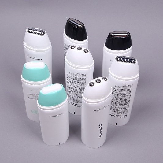 Body care cosmetic tube roller applicator