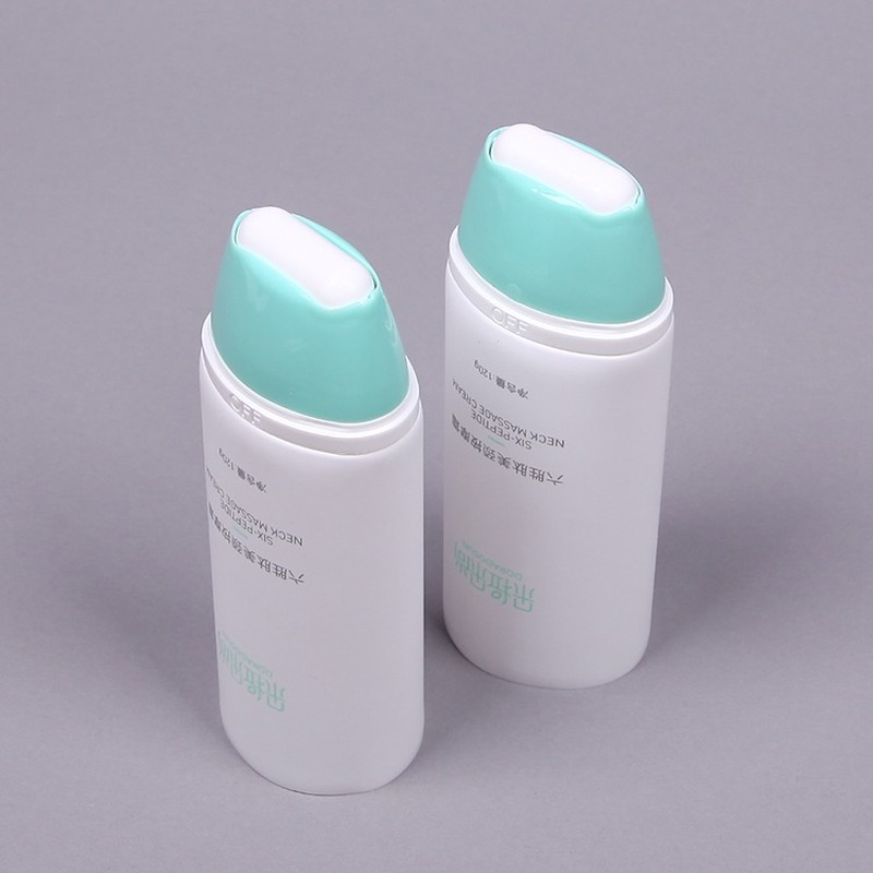 Body care cosmetic tube roller applicator