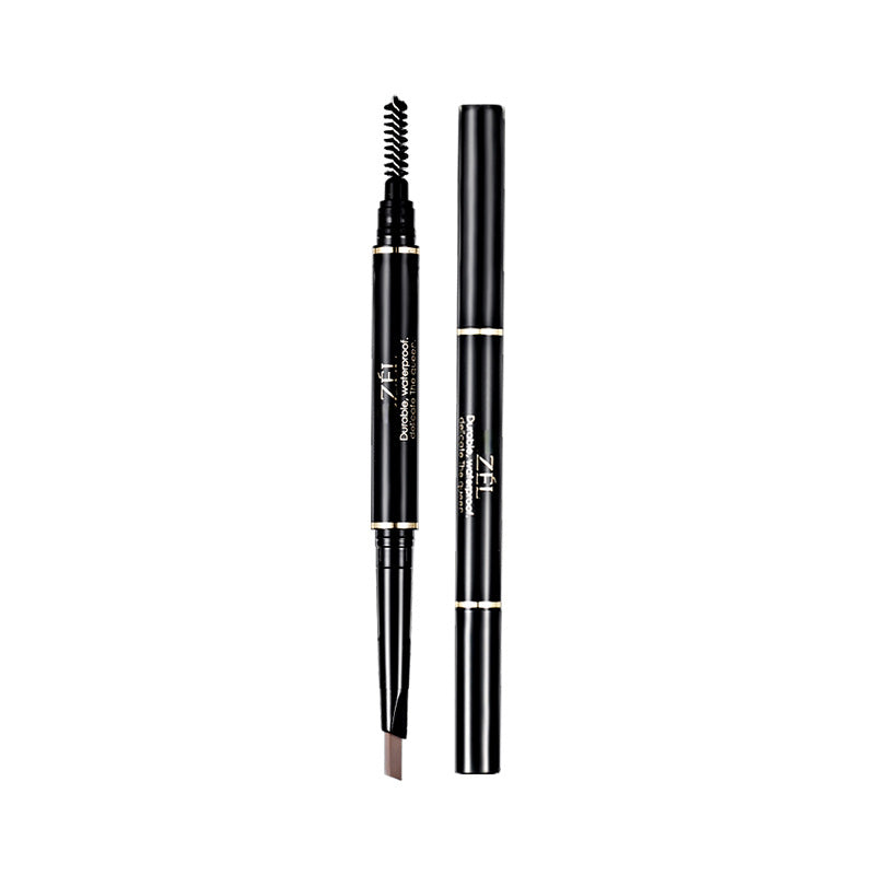 Double-ended waterproof and sweat-proof automatic eyebrow pencil