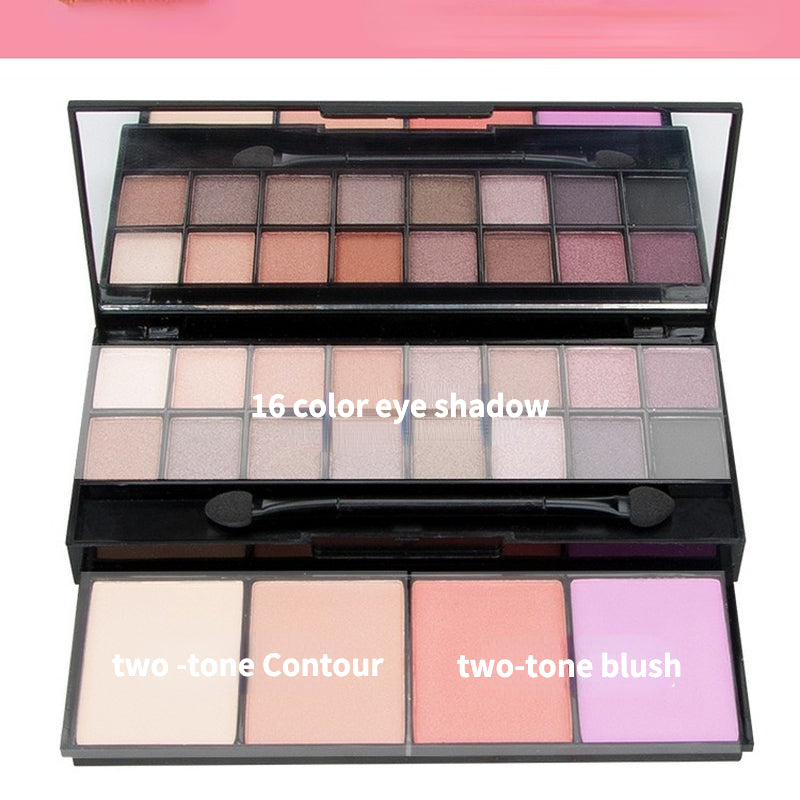 Eyeshadow+Blush+Contour 3-in-1 Eyeshadow Palette
