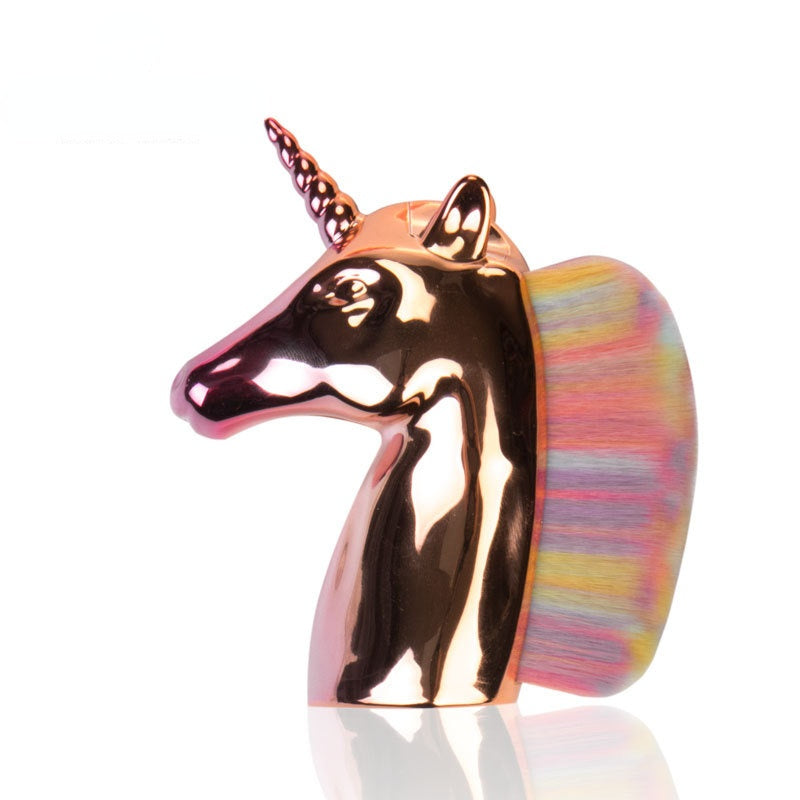 Rose Gold Unicorn Makeup Brush