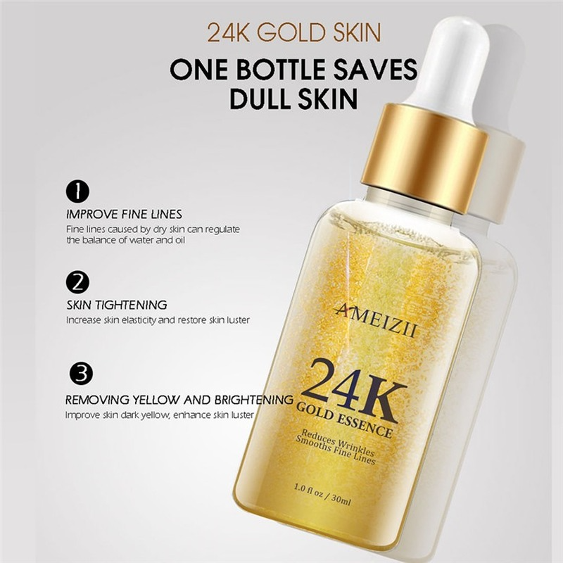 Custom Logo Organic 24K Gold Serum