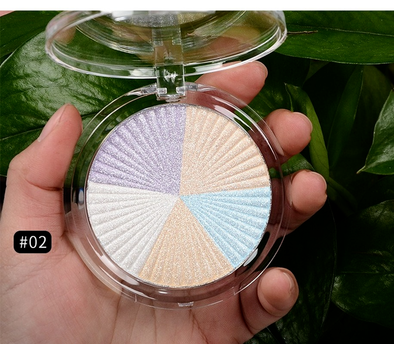 No logo five-color highlight powder
