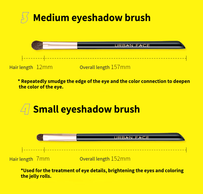 Soft wool eyeshadow brush