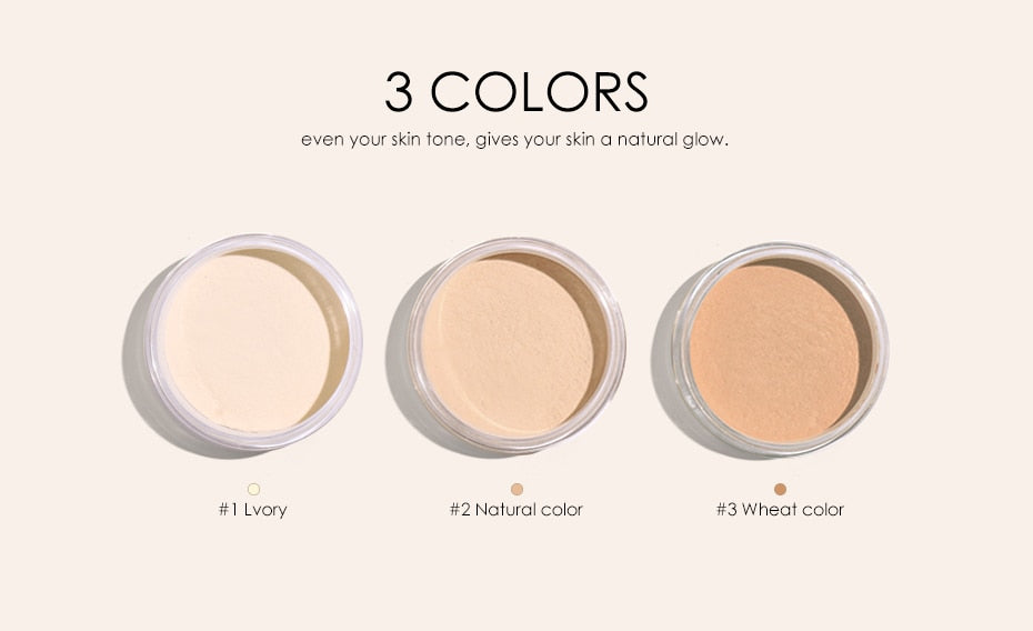 Metacnbeauty Sample Face Loose Powder Mineral 3 Colors