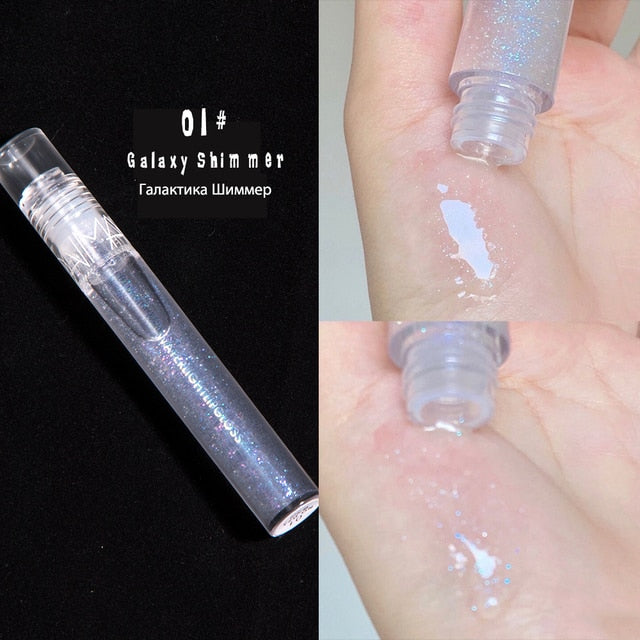 Metacnbeauty Sample Lip Care With Wet Gloss Crystal Jelly Lip Gloss Shiny Clear Mirror and Moisturizing