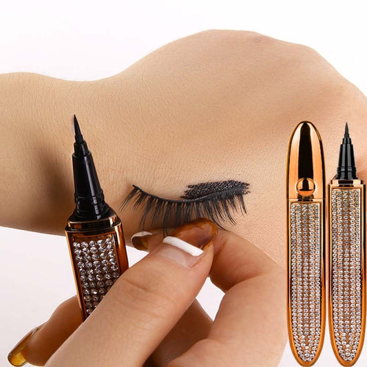 Metacnbeauty Sample 6 color Magic Self Adhesive Lashes Eyeliner Long Lasting