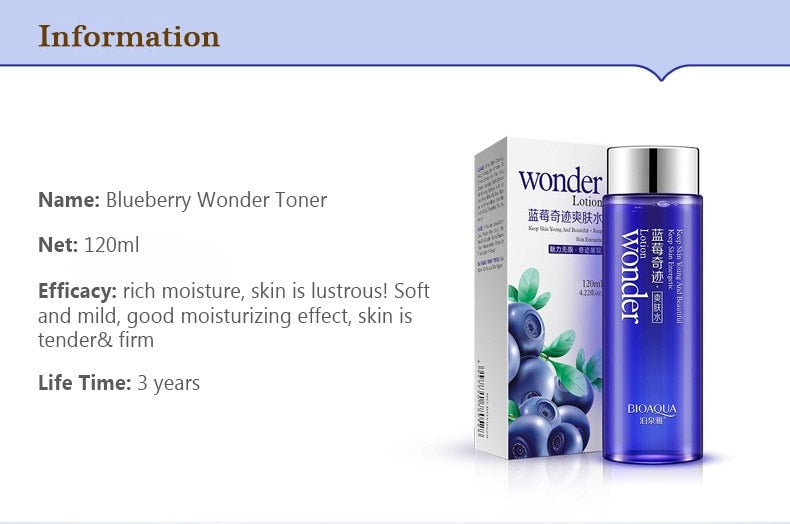 Metacnbeauty Sample  Blueberry miracle glow wonder Face Toner