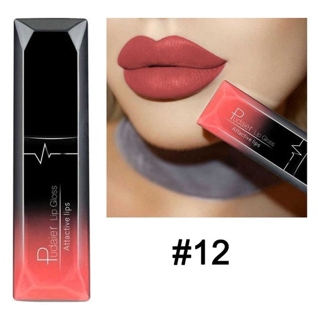 Metacnbeauty Sample Waterproof Nude Matte Velvet Glossy Lip Gloss Lipstick Lip Balm Sexy Red Lip Tint with 21 Colors