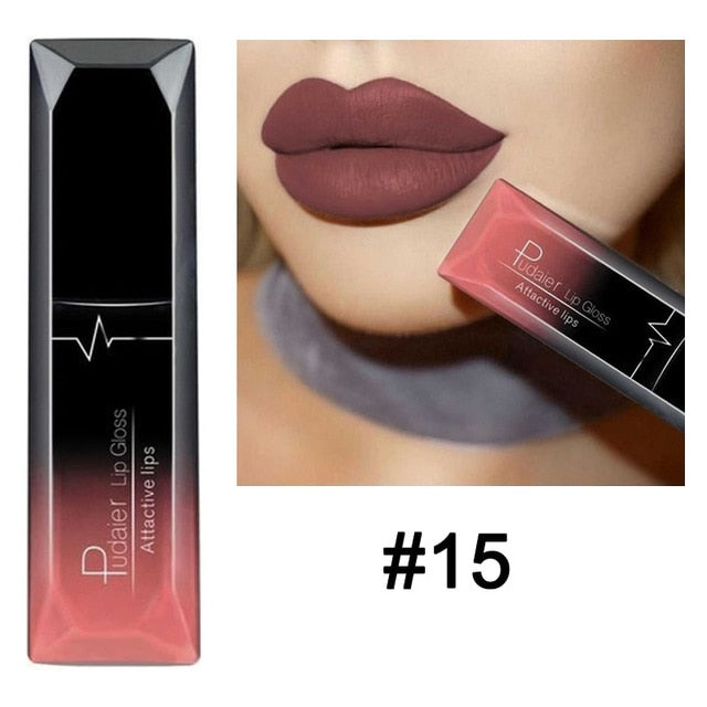 Metacnbeauty Sample Waterproof Nude Matte Velvet Glossy Lip Gloss Lipstick Lip Balm Sexy Red Lip Tint with 21 Colors