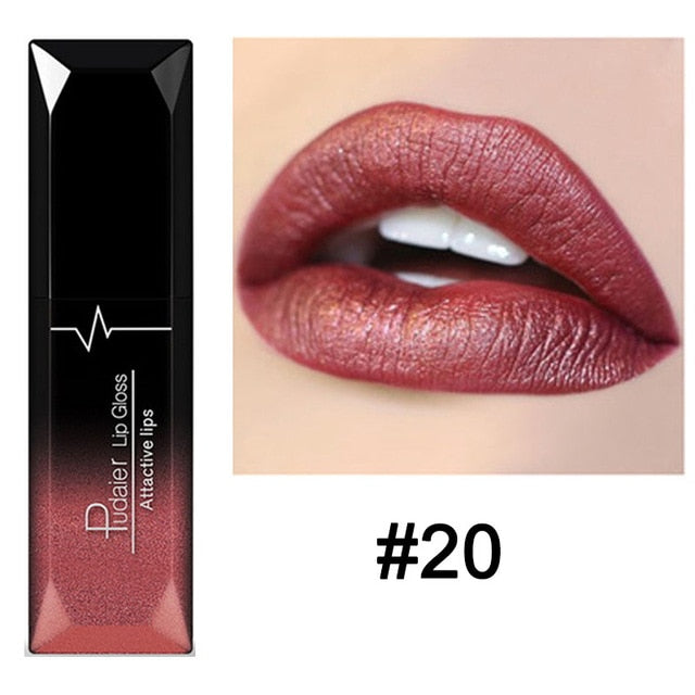 Metacnbeauty Sample Waterproof Nude Matte Velvet Glossy Lip Gloss Lipstick Lip Balm Sexy Red Lip Tint with 21 Colors