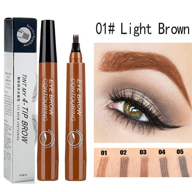 Metacnbeauty Sample 5-Color Four-Pronged Eyebrow Pencil