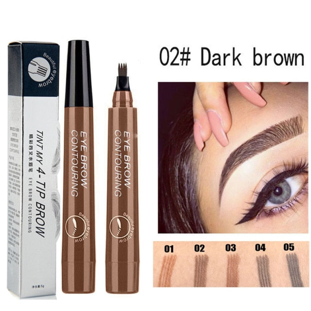 Metacnbeauty Sample 5-Color Four-Pronged Eyebrow Pencil