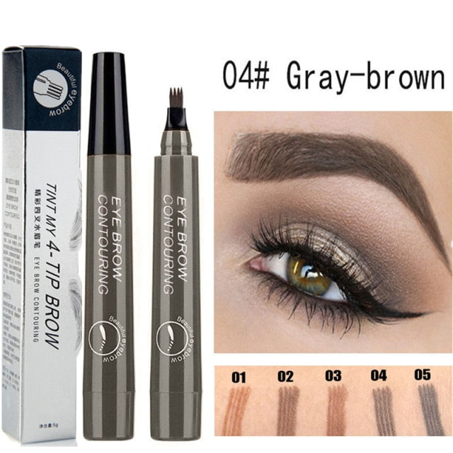 Metacnbeauty Sample 5-Color Four-Pronged Eyebrow Pencil