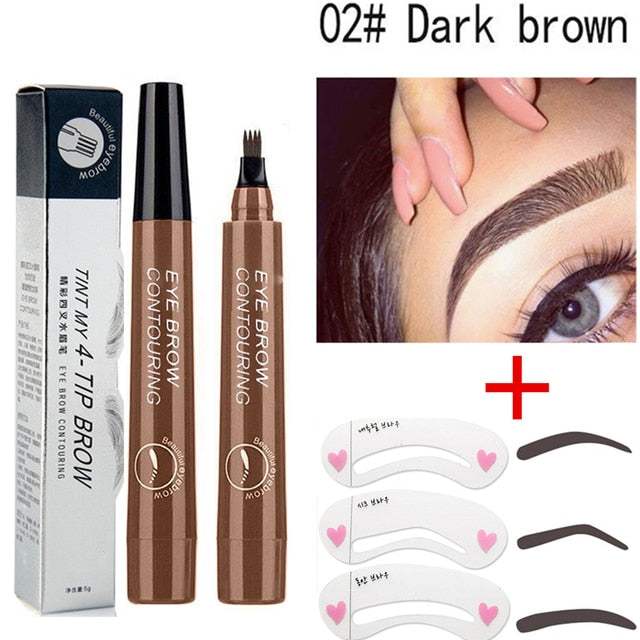 Metacnbeauty Sample 5-Color Four-Pronged Eyebrow Pencil