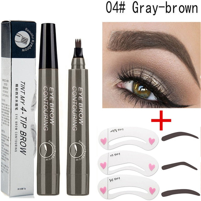 Metacnbeauty Sample 5-Color Four-Pronged Eyebrow Pencil