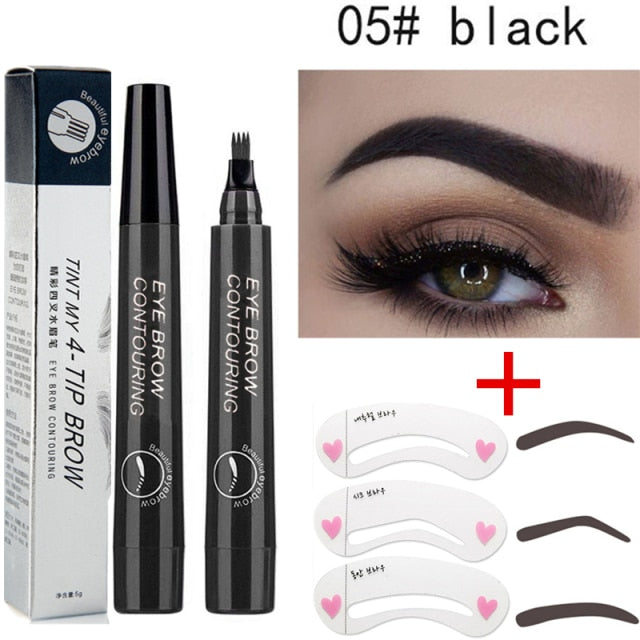 Metacnbeauty Sample 5-Color Four-Pronged Eyebrow Pencil