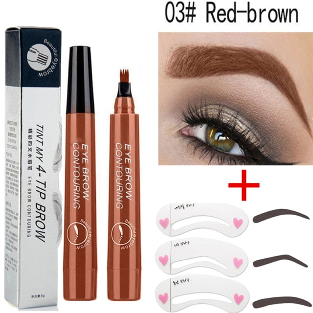 Metacnbeauty Sample 5-Color Four-Pronged Eyebrow Pencil