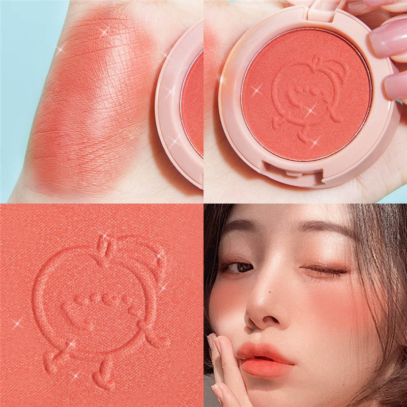 Metacnbeauty Sample New 6 Colors Blush Palette Mineral Powder