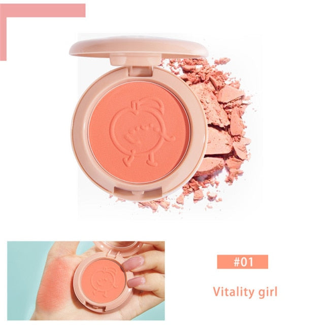 Metacnbeauty Sample New 6 Colors Blush Palette Mineral Powder