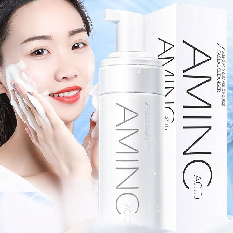 Metacnbeauty Sample Amino Acid Cleansing Mousse Moisturizing Oil Control Deep Cleaning Facial Cleanser Foam Brighten Skin