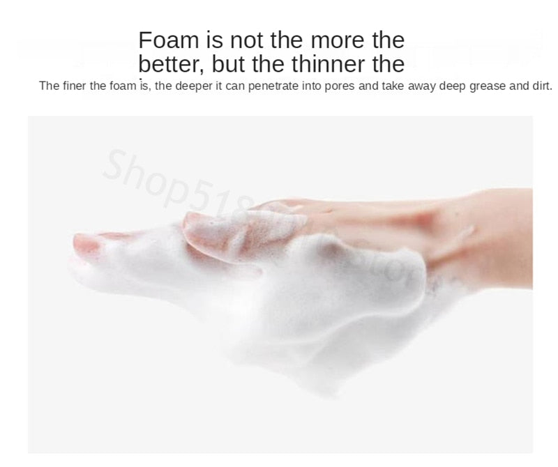 Metacnbeauty Sample Amino Acid Cleansing Mousse Moisturizing Oil Control Deep Cleaning Facial Cleanser Foam Brighten Skin