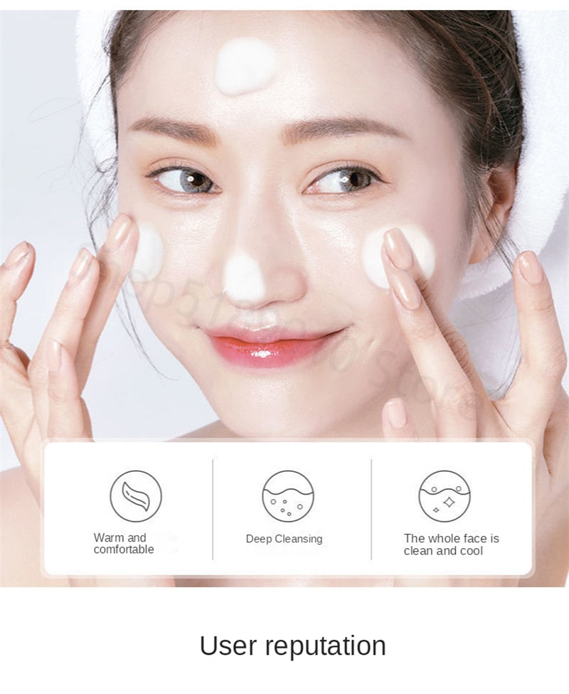 Metacnbeauty Sample Amino Acid Cleansing Mousse Moisturizing Oil Control Deep Cleaning Facial Cleanser Foam Brighten Skin