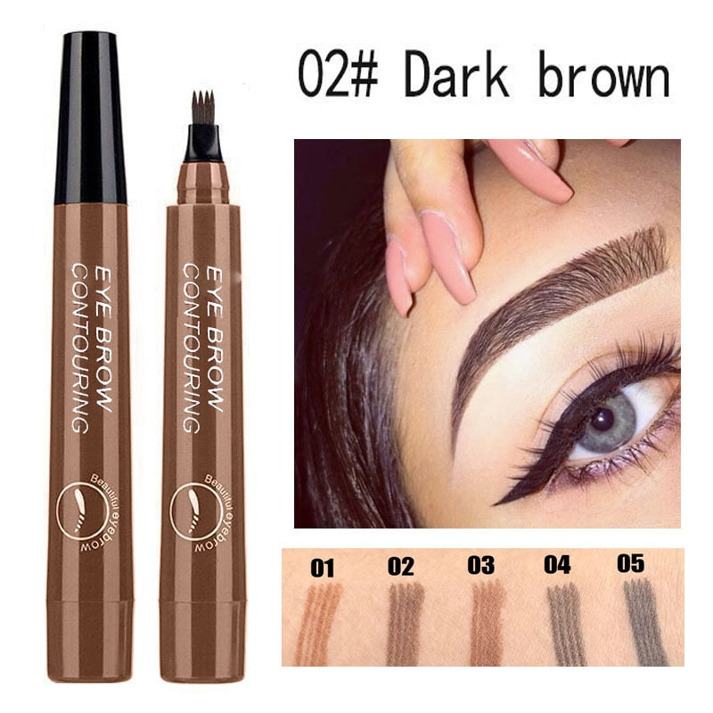 Metacnbeauty Sample Eyebrow 3D liquid Ink Pen waterproof  5 Natural Color