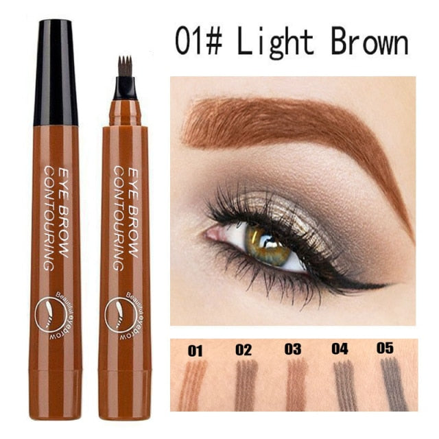 Metacnbeauty Sample Eyebrow 3D liquid Ink Pen waterproof  5 Natural Color