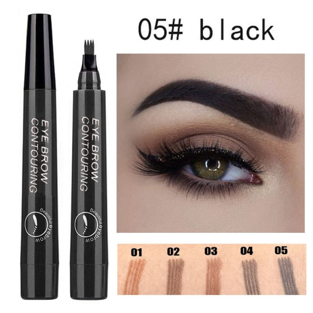 Metacnbeauty Sample Eyebrow 3D liquid Ink Pen waterproof  5 Natural Color