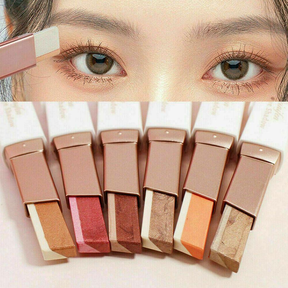Metacnbeauty Sample  Professional 2 In 1 Double Color Gradient Velvet Eye Shadow