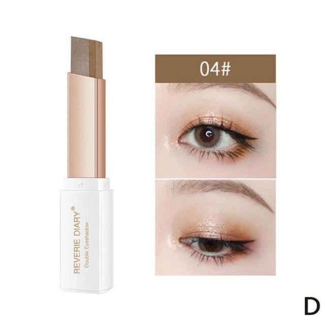 Metacnbeauty Sample  Professional 2 In 1 Double Color Gradient Velvet Eye Shadow