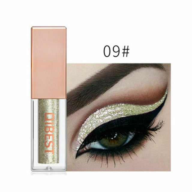 Metacnbeauty Sample 15 Colors Glitter Liquid Eyeshadow Waterproof Lasting Shimmer Metallic