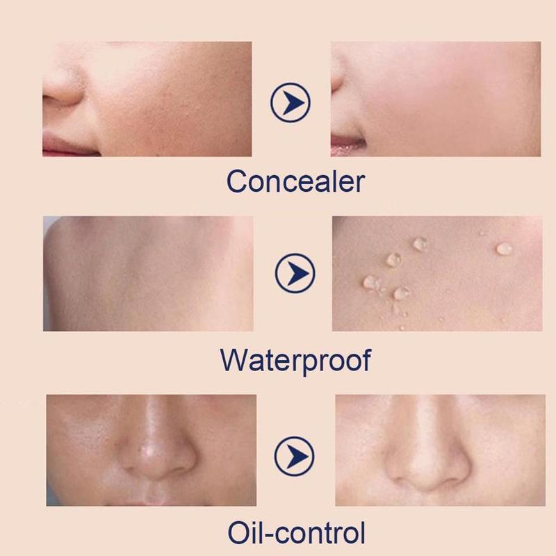 Metacnbeauty Sample Natural Full Coverage 3 Layers Loose Face Powder Long Lasting Waterproof