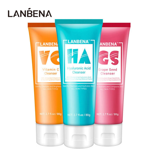 Metacnbeauty Sample Facial Cleanser Face Wash Foam Face Cleansing Face Scrub Moisturizing Deep Cleansing Oil Control Shrink Pore