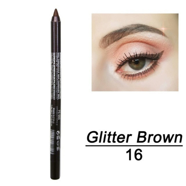 Metacnbeauty Sample 14 Colors Long-lasting Eye Liner Pencil Waterproof