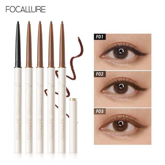 Metacnbeauty Sample  Waterproof Eyeliner Gel Pencil Red Brown Ultra-slim 1.7mm