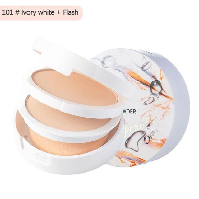 Metacnbeauty Sample Natural Full Coverage 3 Layers Loose Face Powder Long Lasting Waterproof