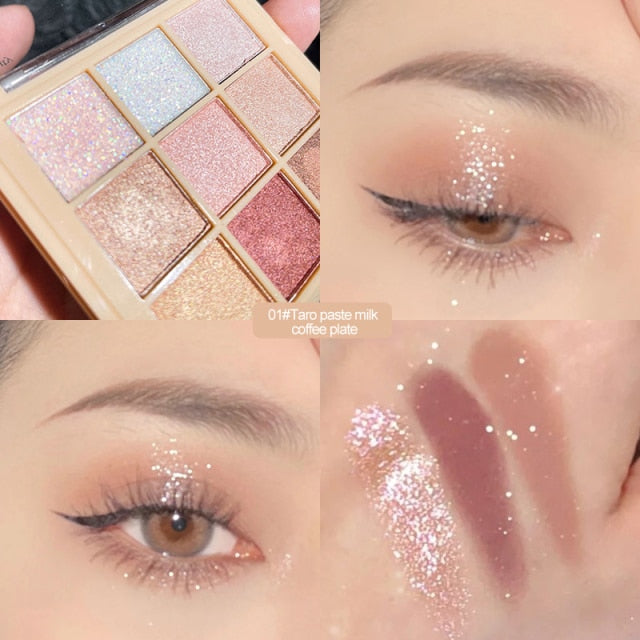 Metacnbeauty Sample Hot Eyeshadow Palette Glitter