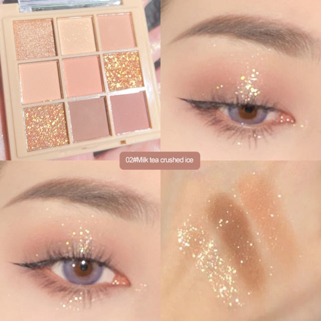 Metacnbeauty Sample Hot Eyeshadow Palette Glitter