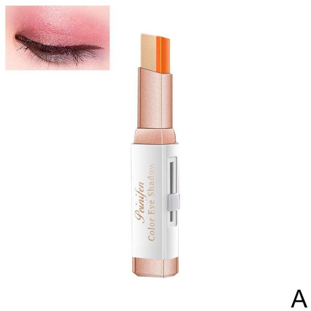 Metacnbeauty Sample  Professional 2 In 1 Double Color Gradient Velvet Eye Shadow