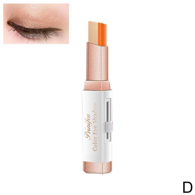 Metacnbeauty Sample  Professional 2 In 1 Double Color Gradient Velvet Eye Shadow