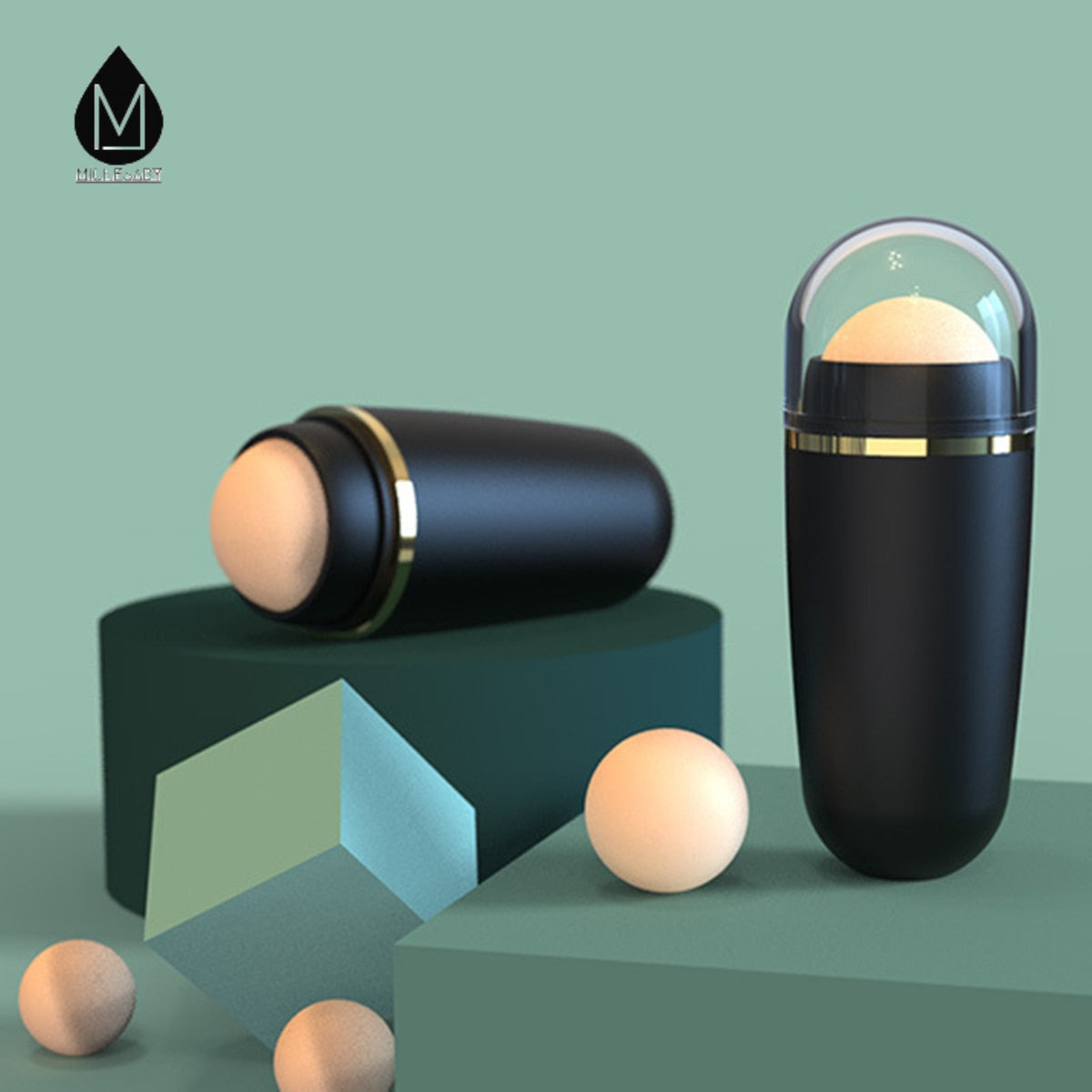 Metacnbeauty Sample 3 Colors Volcanic Stone Oil-Absorbing Rolling Stone Cleans Facial Oil