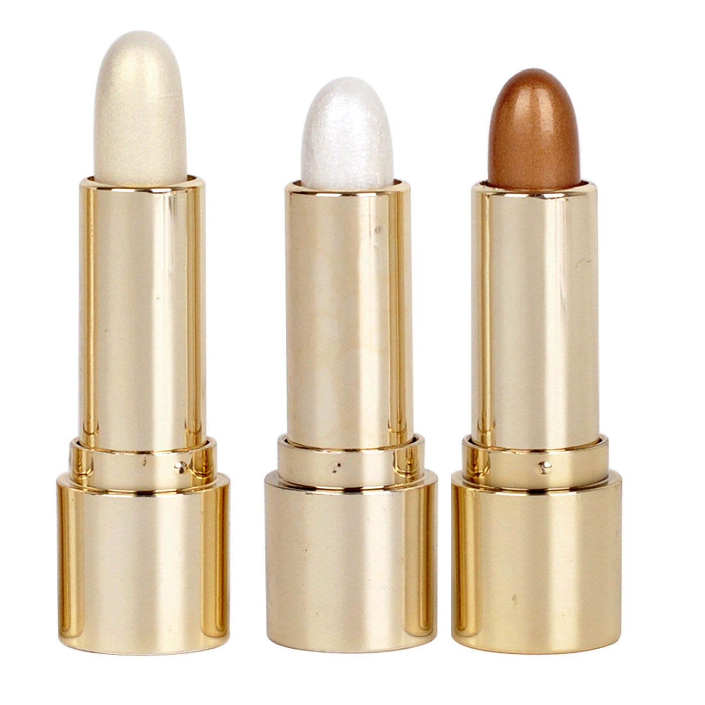 Metacnbeauty Sample 3 Colors 3D Face Brighten Highlighter Bar