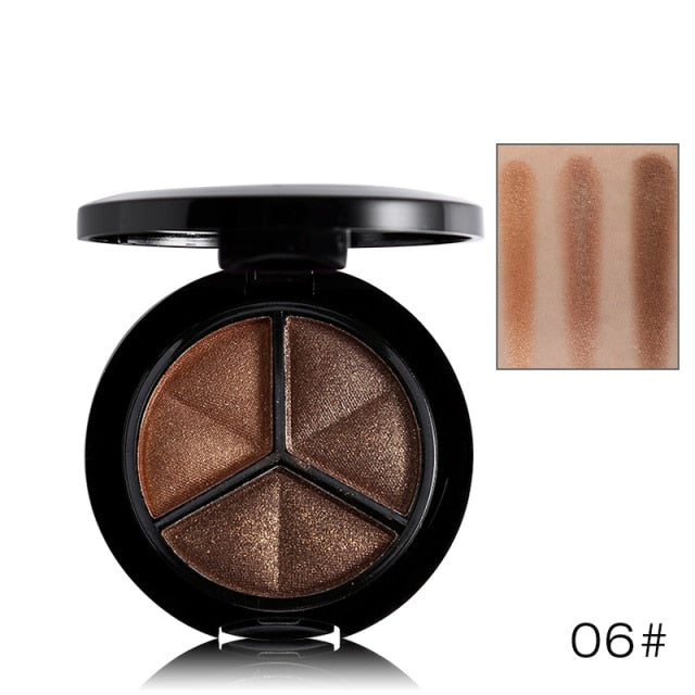 Metacnbeauty Sample 3 Colors Shimmer Glitter Eye Shadow Palette