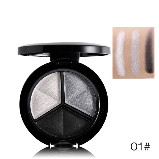 Metacnbeauty Sample 3 Colors Shimmer Glitter Eye Shadow Palette