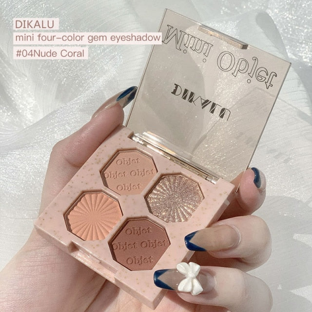 Metacnbeauty Sample Charming Eyeshadow Bright Gemstone Four-color